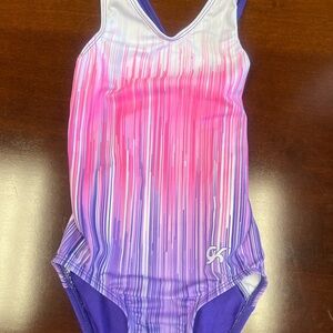 GK Purple, Pink and White Leotard